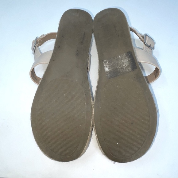Madden Girl | Cybell Slingback Sandals | Espadrille Wedges | Size 7 | Cream - Picture 9 of 9